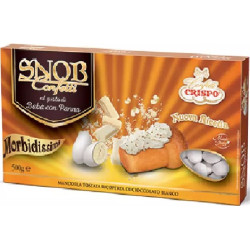 Confetti snob Babà e Panna, ciocomandorla bianchi al gusto crema di pasticceria, da 500 g di Crispo