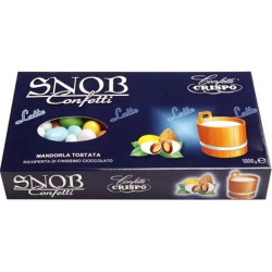 Snob colori assortiti al Latte Crispo 1 Kg: confetti colorati alla mandorla e cioccolato al latte