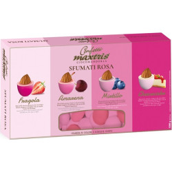 Maxtris Sfumati Rosa, cioco-mandorla, confetti rosa sfumati in confezione da 1 Kg