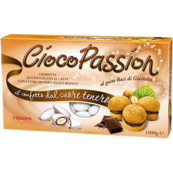 Ciocopassion baci di giulietta Crispo da 1 Kg: confetti bianchi ideali per confettata