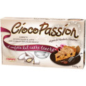 Ciocopassion mandorle e amarene Crispo 1 Kg: confetti bianchi doppio cioccolato gusto crema di mandorle ed amarene