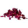Petali di rosa commestibili fiori edibili colore rosa in barattolo da 4 g