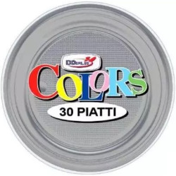 Piatti di plastica 22 cm Crema 30pz