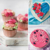 Kit Cornetti Pink con 6 bocchette 2 adattatori e 2 supporti fiori da Decora Kit Cornetti Pink con 6 bocchette 2 adattatori e 2 supporti fiori da Decora