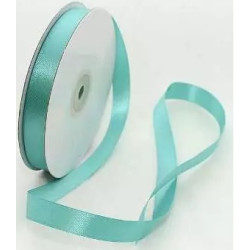 Nastro Doppio Raso Verde Tiffany largo 6mm e lungo 50 mt