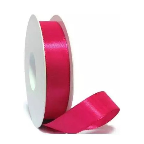 Nastro Doppio Raso Fucsia largo 6 mm e lungo 50 metri