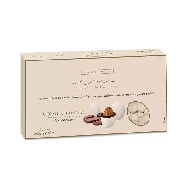 Maxtris Nuance Tortora Enzo Miccio gusto caffè espresso, confetti marroni Maxtris