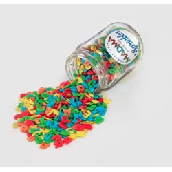 Sprinkles Mix Letterine da 90 g, decorazioni in zucchero colorato a forma di piccole letterine