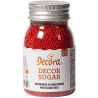 Perline rosse di zucchero da 100 g, 1,5 mm, per decorazione dolci da Decora Perline rosse di zucchero da 100 g, 1,5 mm, per decorazione dolci da Decora