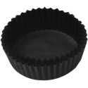 2500 Pirottini Tartelletta bassa in carta forno nera diametro 4 cm altezza 1,5 cm