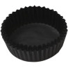 2500 Pirottini Tartelletta bassa in carta forno nera diametro 4 cm altezza 1,5 cm