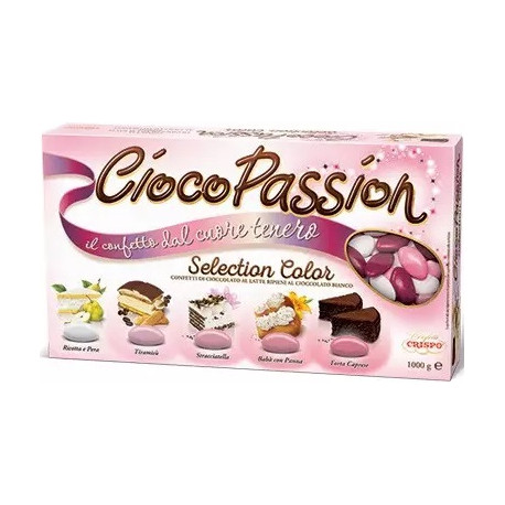 Confetti Ciocopassion Selection Color Rosa di Crispo da 1 Kg Confetti Ciocopassion Selection Color Rosa di Crispo da 1 Kg