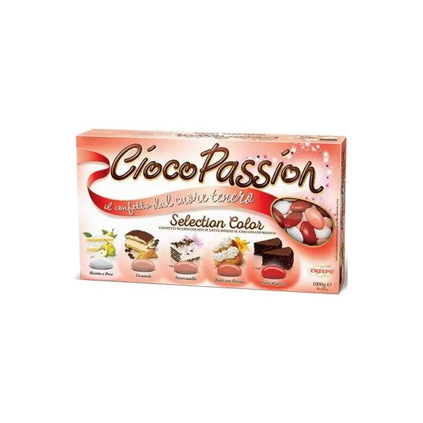 Ciocopassion selection color rosso confetti rossi sfumati 1 Kg , ideali per confettata