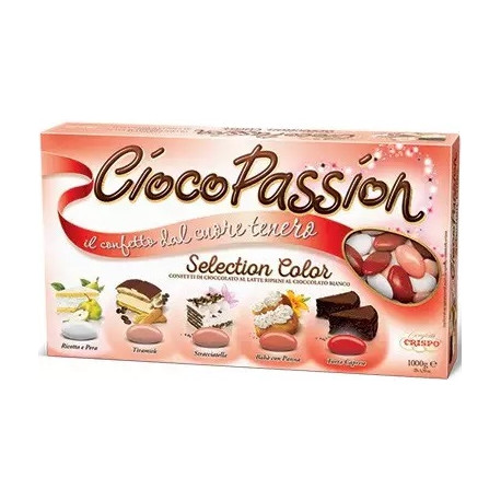 Confetti Ciocopassion Selection Color Rossi di Crispo da 1 Kg Confetti Ciocopassion Selection Color Rossi di Crispo da 1 Kg