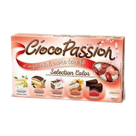Ciocopassion selection color rosso confetti rossi sfumati 1 Kg , ideali per confettata