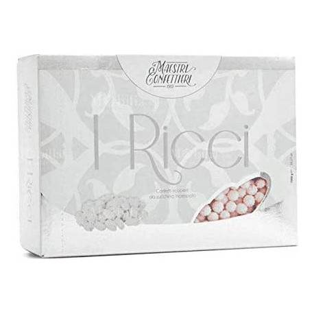 Confetti Mimose o Riccetti di zucchero rosa da Maxtris in confezione da 1 Kg Confetti Mimose o Riccetti di zucchero rosa da Maxtris in confezione da 1 Kg