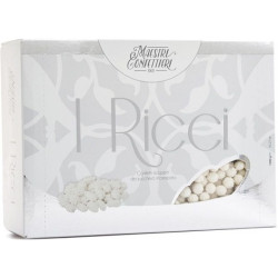 Confetti Mimose o Riccetti di zucchero bianco da Maxtris in confezione da 1 Kg