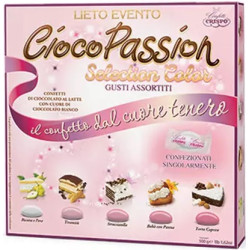 Vassoio Confetti Ciocopassion Selection Color Rosa di Crispo da 500 g