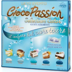 Vassoio Confetti Ciocopassion Selection Color Celeste di Crispo da 500 g