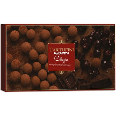 Praline Tartufini Ciliegia di Maxtris in confezione da 500 g Praline Tartufini Ciliegia di Maxtris in confezione da 500 g