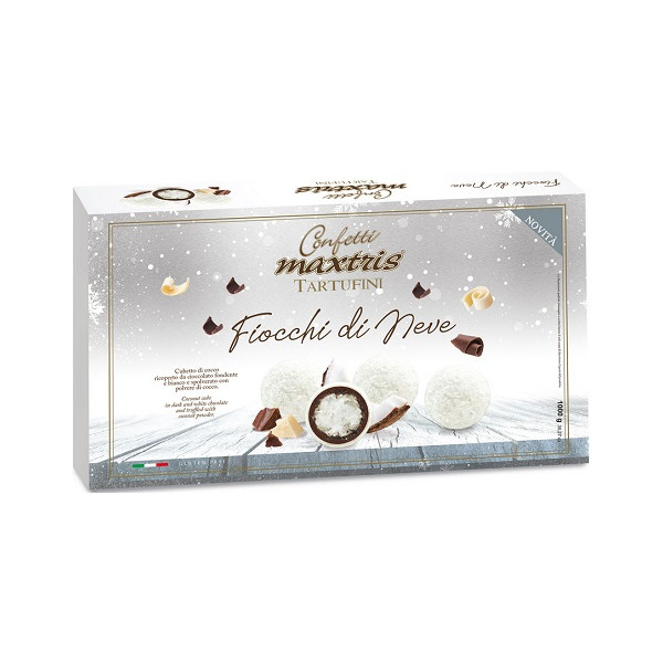 Praline Maxtris Tartufini Fiocchi di Neve in confezione da 500 g