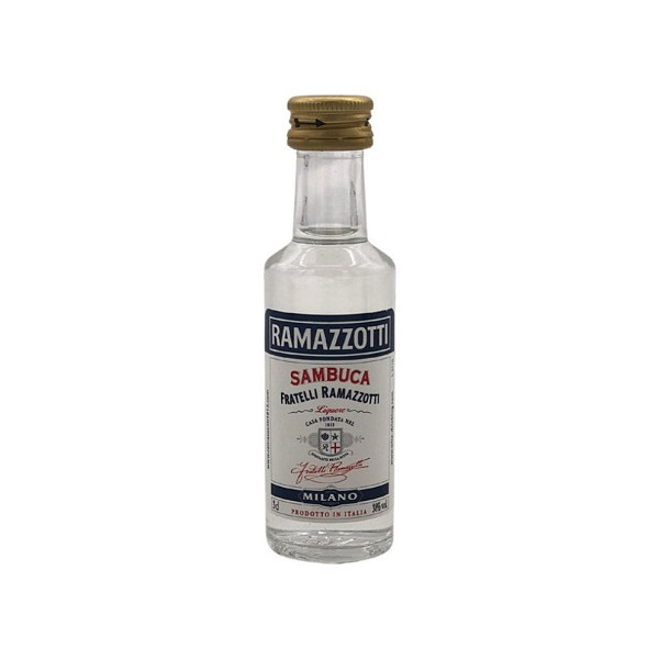 Sambuca Ramazzotti Mignon in bottiglia di vetro da 3 cl