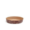Stampo crostata in carta da forno marrone di ø15,5 cm per mini tortine da 100 g
