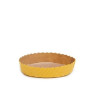 Stampo crostata in carta da forno gialla di ø15,5 cm per mini tortine di 300 g