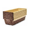 50 Stampi plum-cake in carta da forno da 15x6,5xh5 cm per torte da 200 g 50 Stampi plum-cake in carta da forno da 15x6,5xh5 cm per torte da 200 g