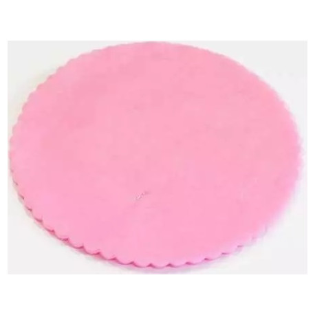 Velo Tulle Orlato Rosa in confezione da 50 veli di diametro 24 cm Velo Tulle Orlato Rosa in confezione da 50 veli di diametro 24 cm