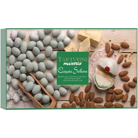 Praline Tartufini Cassata Siciliana di Maxtris in confezione da 500 g Praline Tartufini Cassata Siciliana di Maxtris in confezione da 500 g