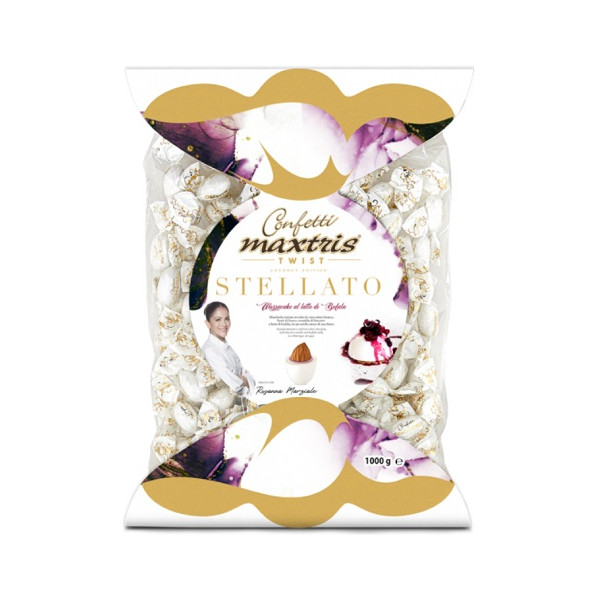 Stellato Mozzacake Twist confetti Maxtris incartati in busta da 1 Kg