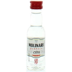 Sambuca Molinari Extra Mignon 3cl 42% –  Liquore all'Anice Stellato ed Erbe di Alta Qualità