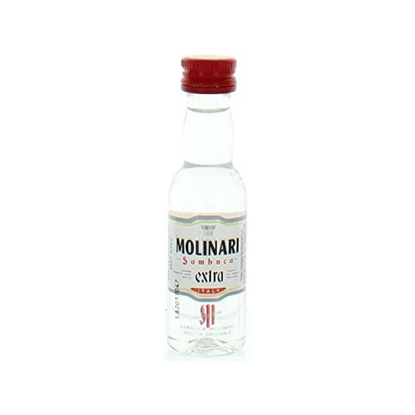 Sambuca Molinari Extra Mignon 3cl 42% –  Liquore all'Anice Stellato ed Erbe di Alta Qualità