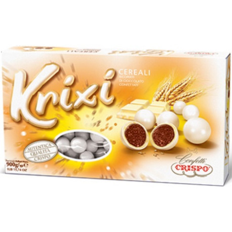 Confetti ai Cereali Krixi Bianco da 900 g di Crispo Confetti ai Cereali Krixi Bianco da 900 g di Crispo