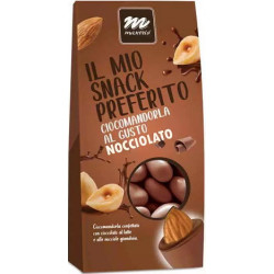 Sacchetto Maxtris  Nocciolato, confetti marroni in confezione da 150 g