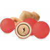 Confetti Maxtris le Noisettes Rosso Laurea da 1 Kg: confetti rossi tondi con nocciola ricoperta di cioccolato