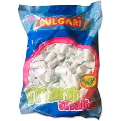 Marshmallow Tubo Bianco Azzurro Bulgari in busta da 1 Kg