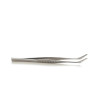 Pinzetta angolare in acciaio inox lunga 11,5 cm da cucina per uso alimentare Pinzetta angolare in acciaio inox lunga 11,5 cm da cucina per uso alimentare