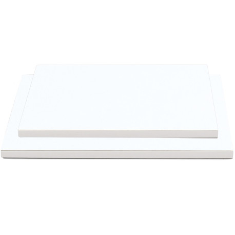 Vassoio Sotto-torta Rettangolare bianco 30 o 60x40 h1,2 cm