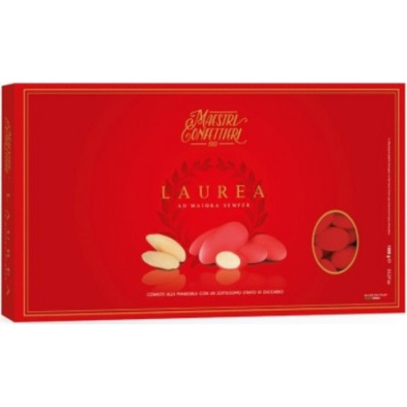 Confetti Maxtris Pelatina Super Rosso 1kg: mandorla spagnola tostata ricoperta da un sottile stato di zucchero rosso Confetti Maxtris Pelatina Super Rosso 1kg: mandorla spagnola tostata ricoperta da un sottile stato di zucchero rosso