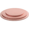 Da 25 a 40 cm vassoio sottotorta tondo rosa gold o disco rosa antico per torta alto 1,2 cm da Decora