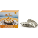 Decora Formine Tartellette – Stampi Tondi in Alluminio per Dolci e Salati Ø8×H2 cm, 10 Pezzi