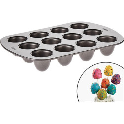 Teglia antiaderente 12 coni pops di ø4,5 x  3,5 cm da Wilton