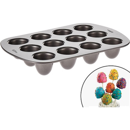 Teglia antiaderente 12 coni pops da 4,5 x 3,5 cm da Wilton Teglia antiaderente 12 coni pops da 4,5 x 3,5 cm da Wilton