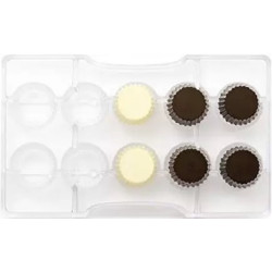 25 o 40 mm stampo pirottini di cioccolato in policarbonato Decora