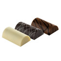 Stampo 6 grandi cilindri di cioccolato in policarbonato di Decora