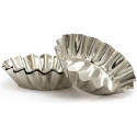 Confezione 10 formine tartelletta in alluminio o stampi tartelletta per monoporzioni da 8 cm h 2 cm, di Decora