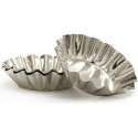 Confezione 10 formine tartelletta in alluminio o stampi tartelletta per monoporzioni da 8 cm h 2 cm, di Decora