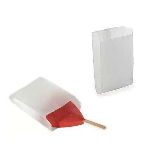 200 o 1000 Sacchetti 9 cm in carta per gelati Silikomart Take Away Bag